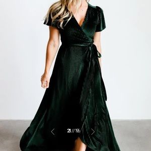 Baltic Born Velvet Wrap Dress